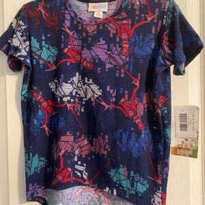 LuLaRoe Dr. Facilier Gracie Kids Tee (Size 4)